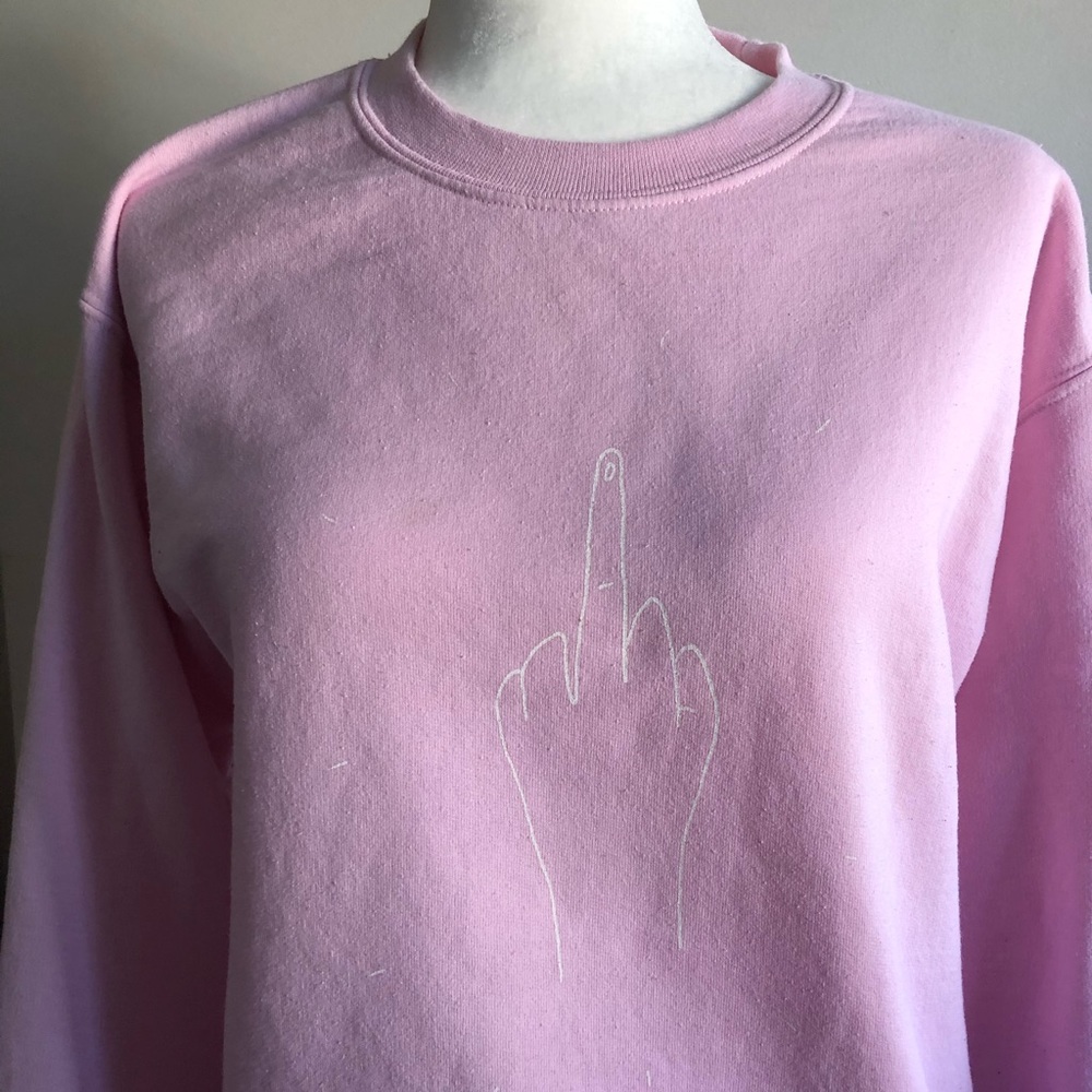 WAWA Feminist Icon Pullover/Size: S/M/Colour: Pink